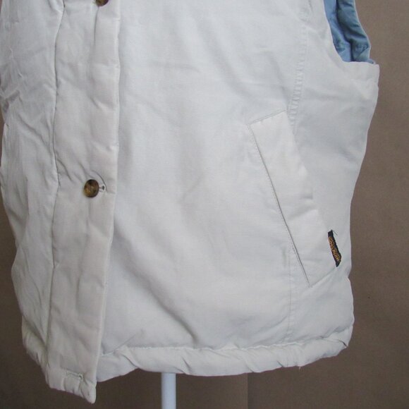 Women's Large Duck Down Reversible Vest - Picture 6 of 12